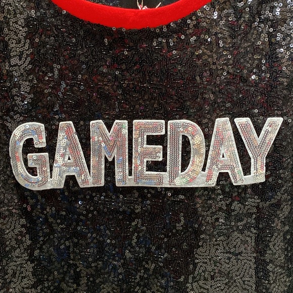 Umgee Sequin Game Day Mini Dress - Picture 10 of 11